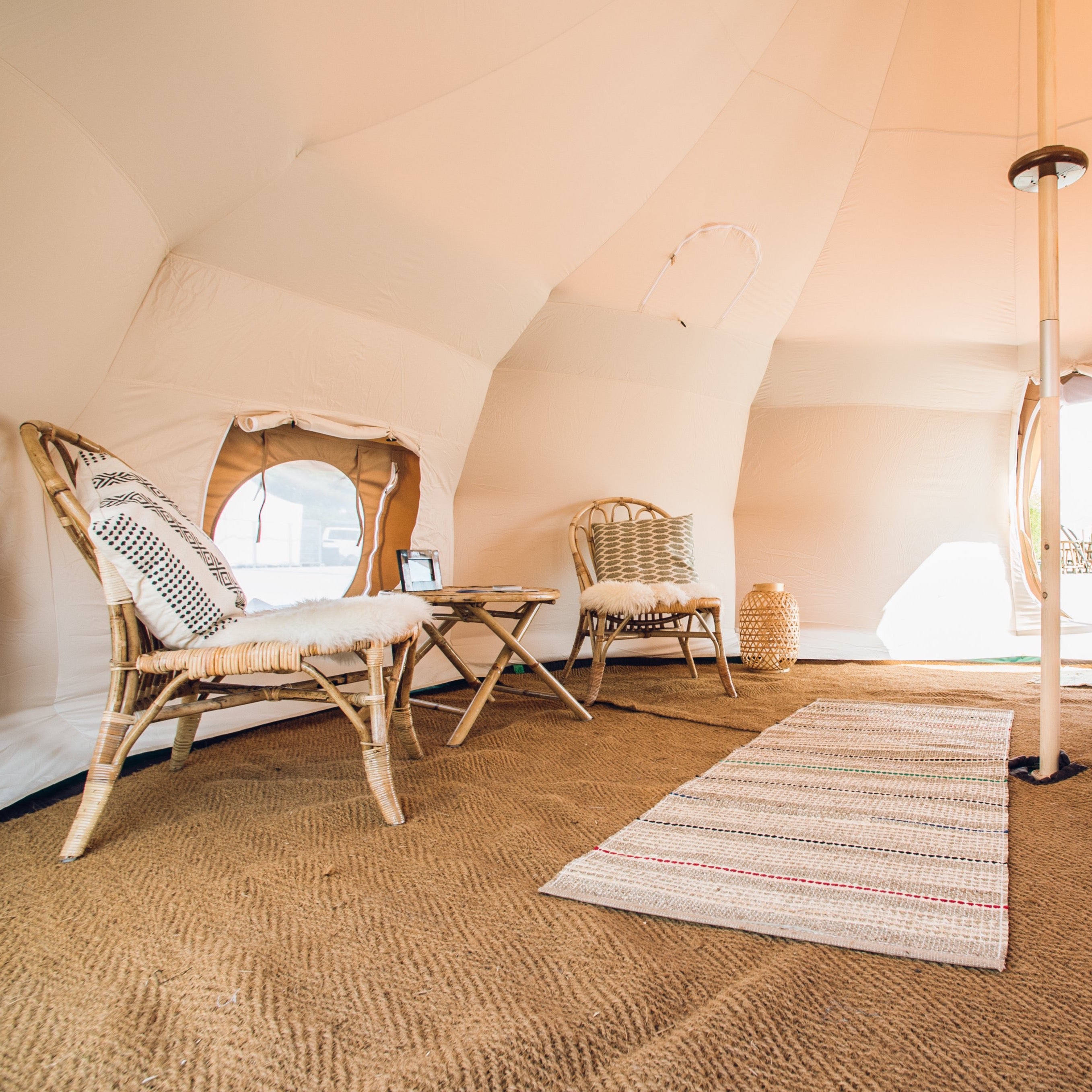 tent tapijt op rol Tapijten van kokosvezel