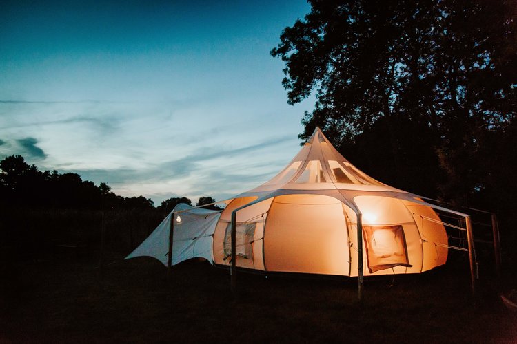 6m Lotus Stargazer Glamping Tent