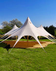 Lotus Belle Mahal Glamping Zelt Dach 