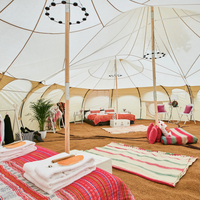 Lotus Belle Mahal Luxus Glamping Zelt Innenraum Hotel